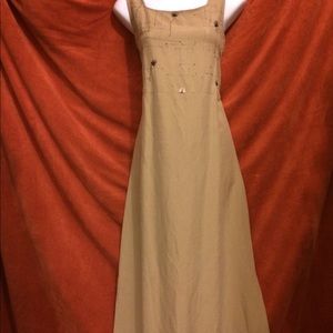 Carol Anderson/tan maxi/ size S